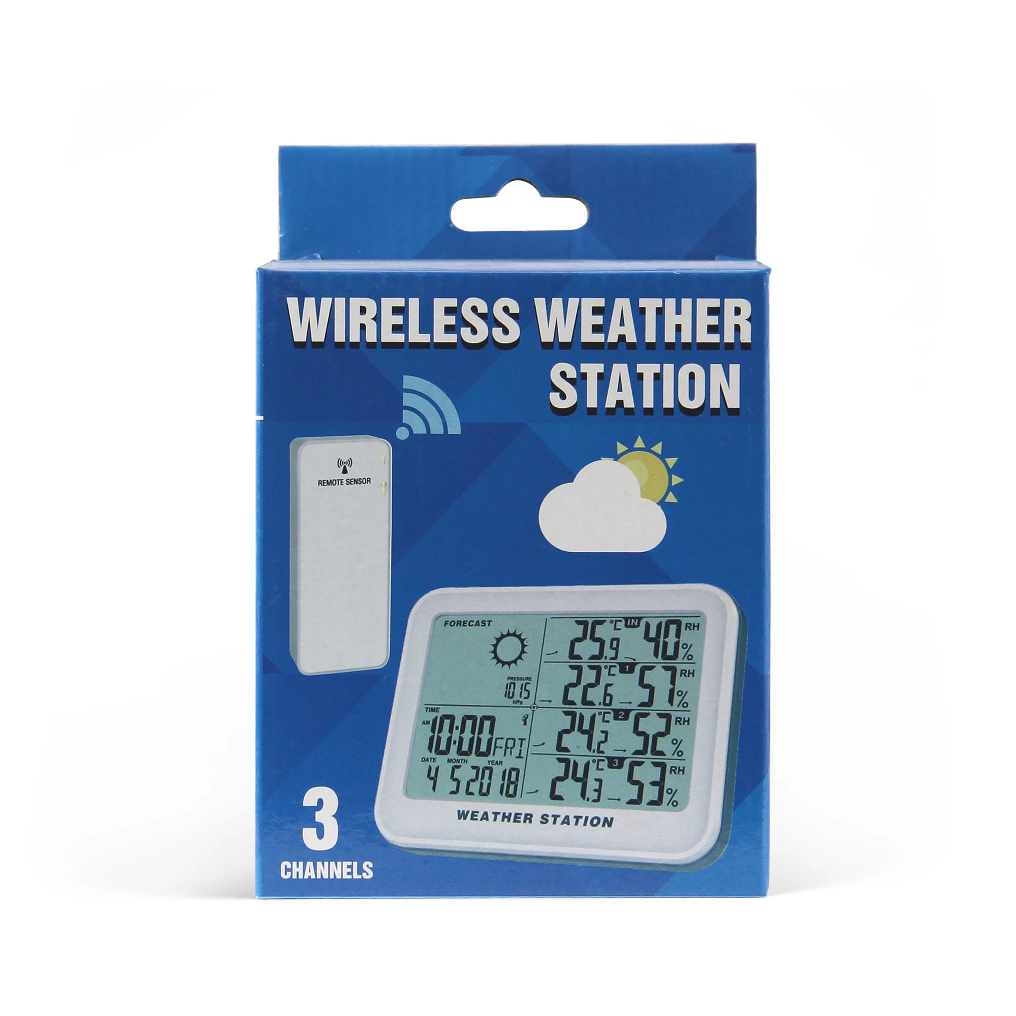 Digital Big Lcd Indoor/outdoor Thermometer With Sensor Cable Buy Max