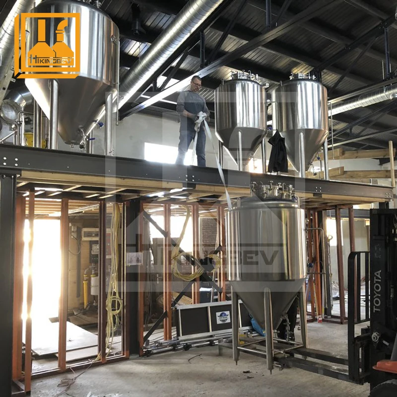 Efficient Smart Pub Brewing Commercial Malt Extract Beer Brewing System Commercial Liquid Malt Extract Brewing Machine