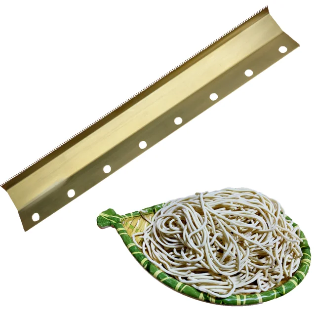 Food Grade H62 Brass Customized CNC Lathed Instant Ramen Cutter Comb for Fresh Rice Noodle Making Machine