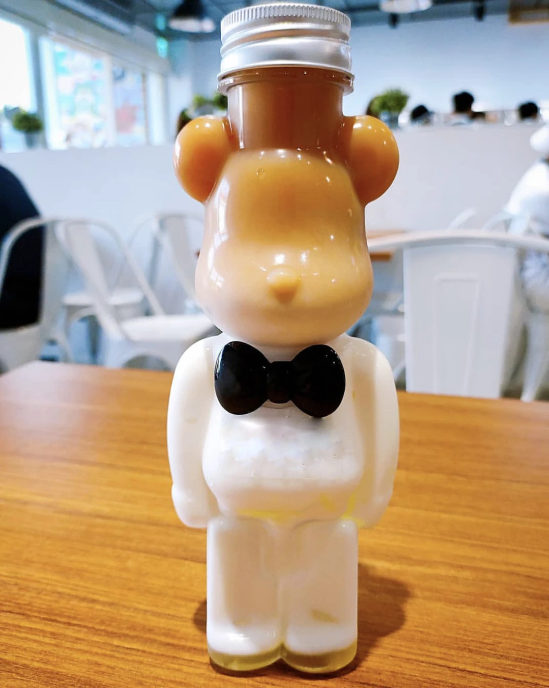 OEM 400ml 500ml 700ml PET Plastic Bear Shape Juice Bottle - Eco