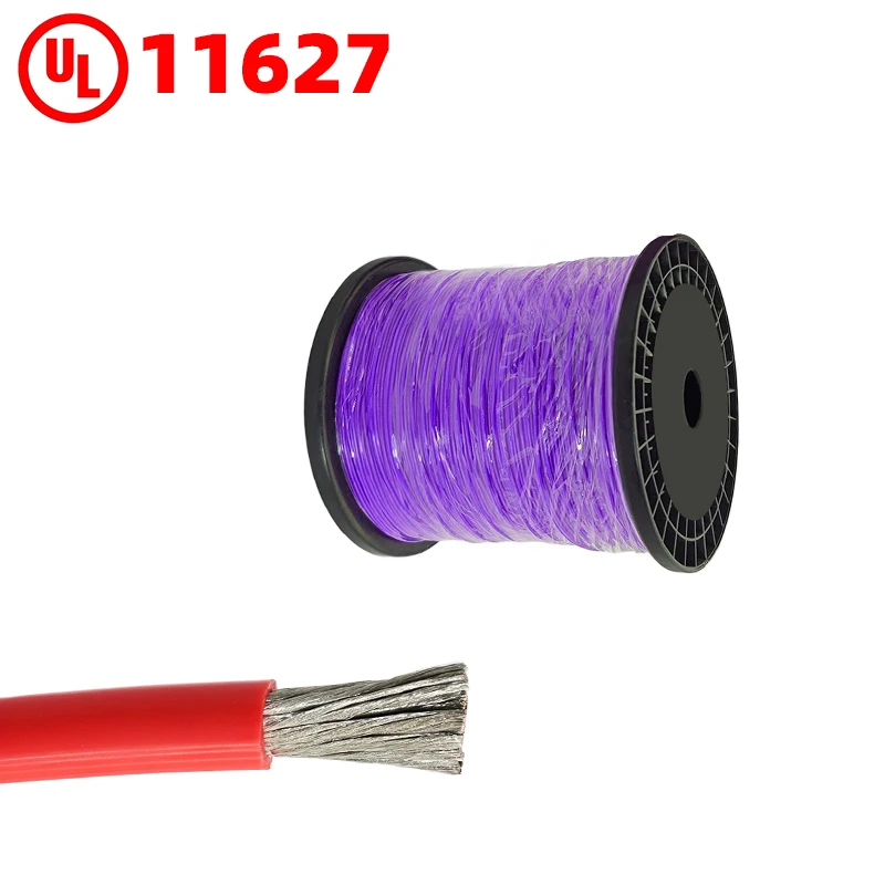 Custom UL11627  1/0 2/0 3/0 4/0 1 2 4 6 8AWG PVC Insulation Tinned Copper 3000V AC Single Roll Bare Construction ROHS Wire Cable