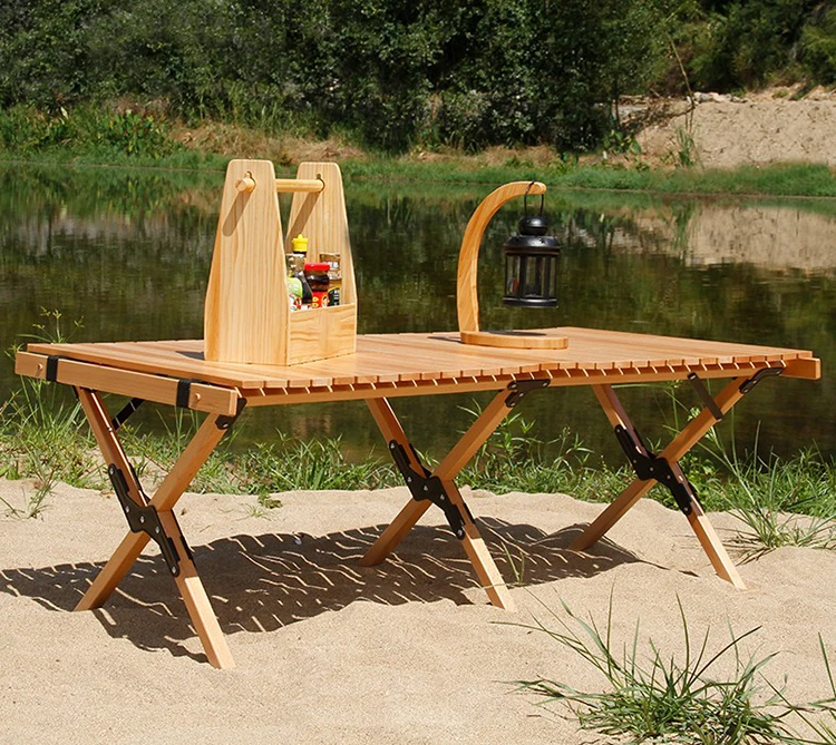 2023 High Quality Outdoor Collapsible Folding Dinner Picnic Fold Roll