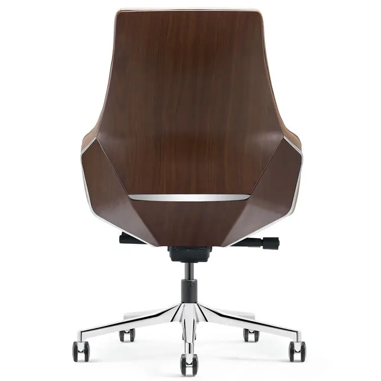 Leather Middle Back High End Swivel Unique Design Boss Revolving Luxury Modern Office Chairs