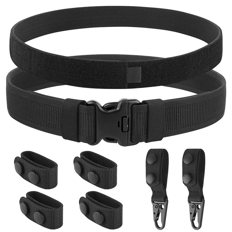 Comfort Mountaineering Sport Enthusiasts Tactical Duty Belt Practical Outer Belt Keepers High Density Material Hunting Gear