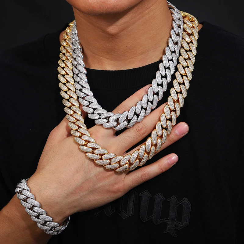 Wholesale Hip Hop Jewelry - Luxury 20mm Gold Plated Chains
