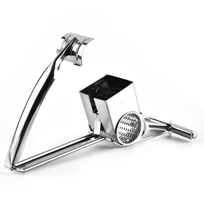 Handle Roller Butter Cutter Portable Cheese Mill Grinder Kitchen Multifunction Stainless Steel Rotary Cheese Grater
