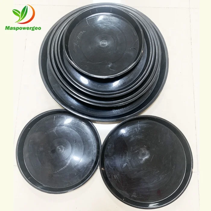 4 to 24 Inches Flower Plastic Plant Pot Planter and Saucer