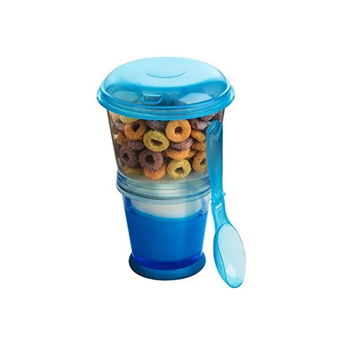 Cereal On The Go, Cup Container Breakfast Drink Milk Cups Portable