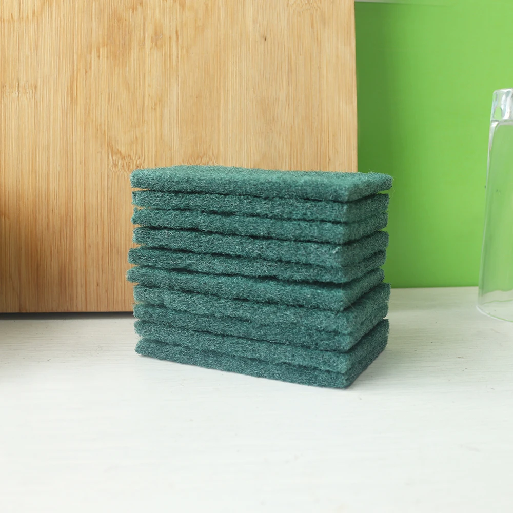 Commercial Industry Use Scouring Pad Rolls Water Oil Resistant Scrub