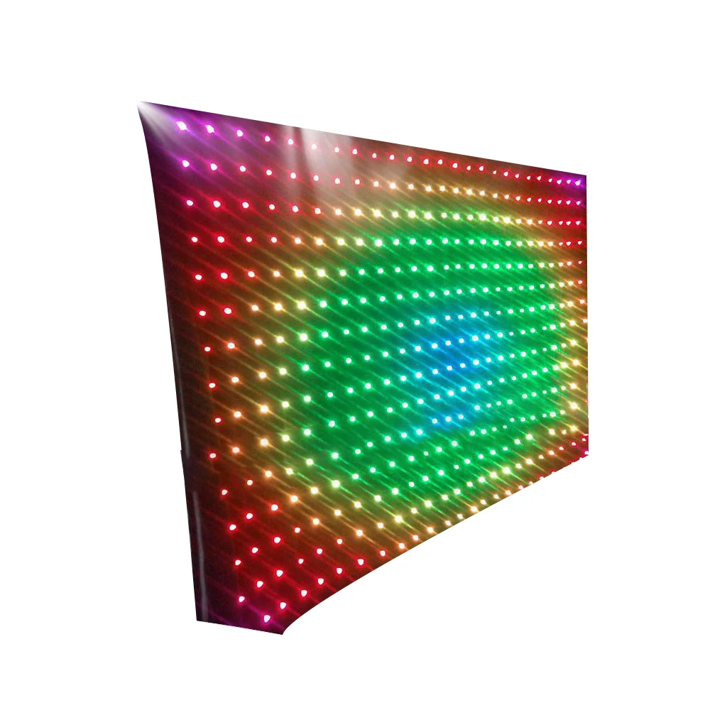 p90-p100 xxx视频全彩发光二极管电视面板舞台布背景毕业室内半室外柔性发光二极管条窗帘| Alibaba.com