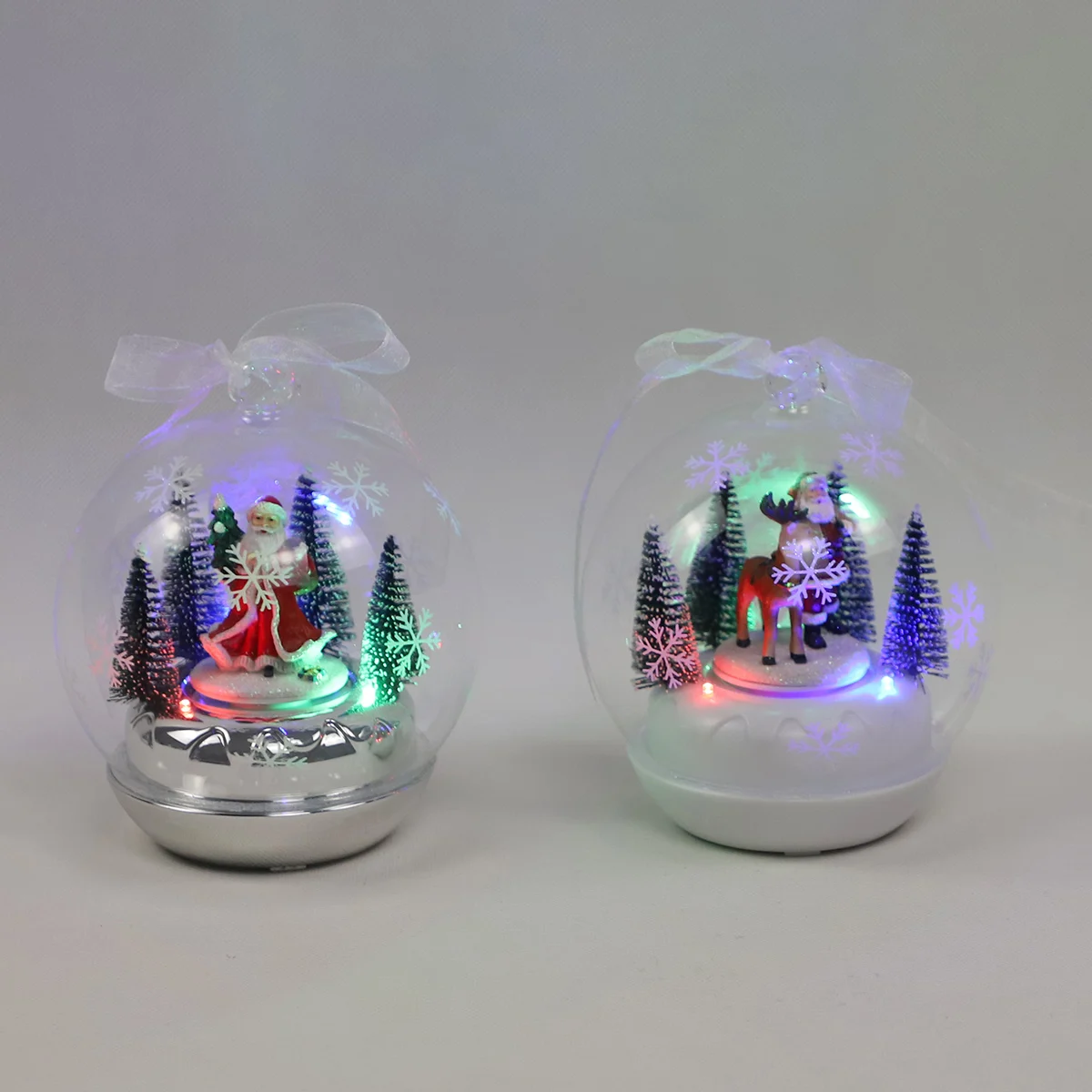 Rotating Happy Birthday Cute Snow Globe Decorations Music Box For Christmas Decoration