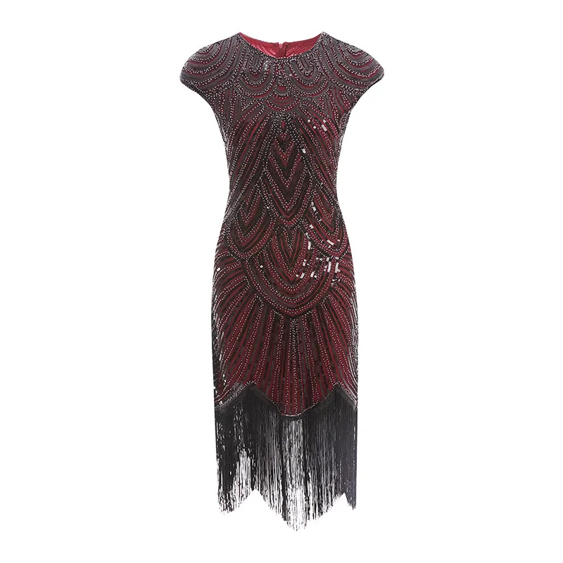Vintage Women Plus Size Great Gatsby Dress - 1920s Flapper