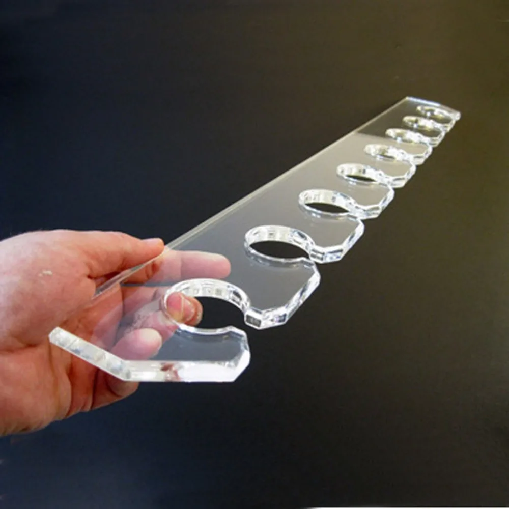 Clear Acrylic Champagne Flute Glass Plastic Holder,Custom Acrylic