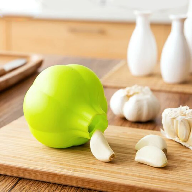 New 2025 Garlic Peeler Soft Garlic Press Kitchen Accessories Home Peeled Practical Silic aperçu 2