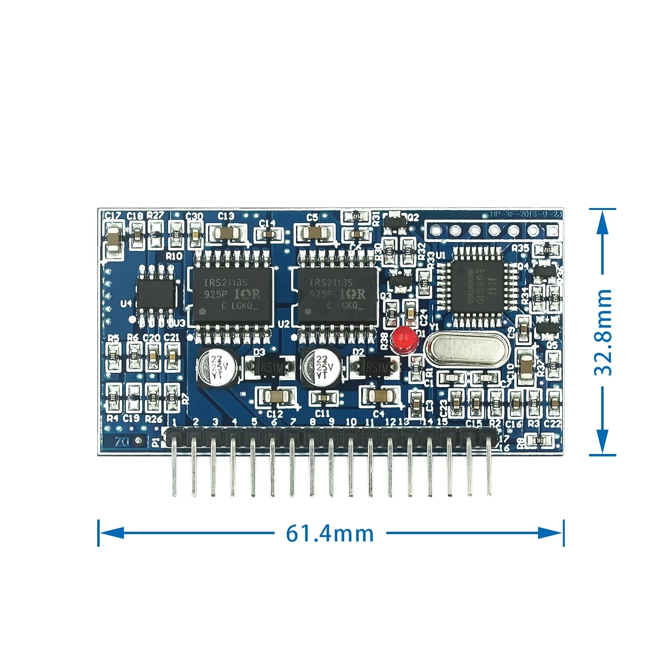 5V Sinusomvormer Driverboard – 23,4 KHz PWM – EGS002 EG8010 IR2110 – Met Display En Dode Tijd Regeling