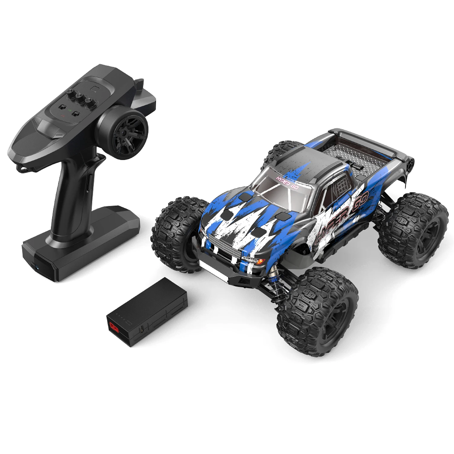 HYPER GO H16BM 1:16 4X4 RTR Brushless Fast RC Cars for Adults, Max 42mph  Hobby Electric Off-Road Jumping RC Trucks, RC Monster Trucks Oil Filled  Shock 自動車