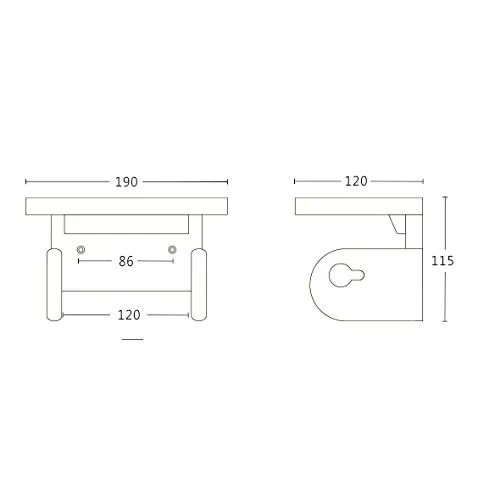 Держатель для рулона туалетной бумаги из твердой древесины креативный настенный держатель бумажных полотенец