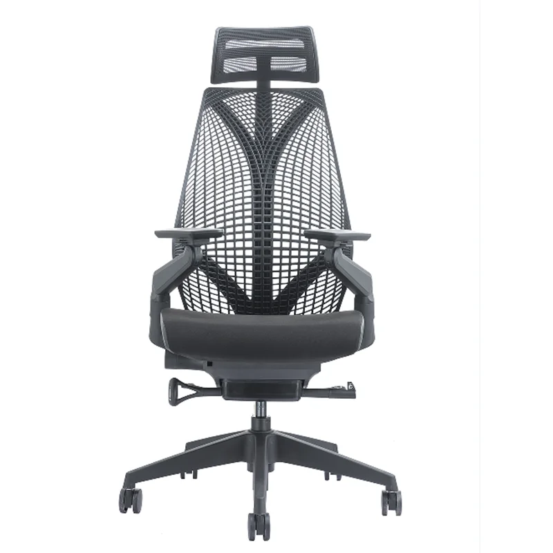 Luxury Ergonomic Office Chair Comfortable Mesh Material 3D Armrest Revolving Swivel Lumbar Support for Manager Visitors Modern