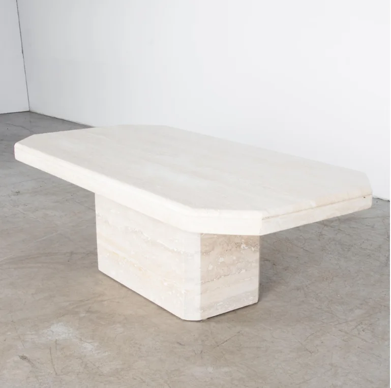 product ydstone modern coffee table for home living room decor natural colored travertine traditional countertops vanity tops table tops248-1