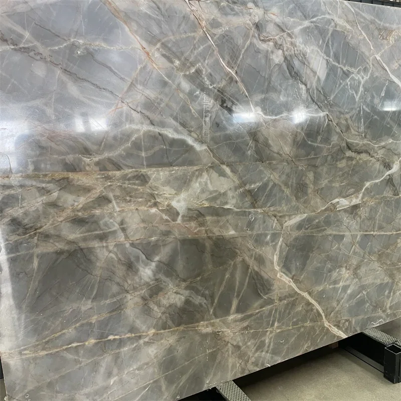 product china grey jungle marble tile  slab for interior wall grey marble tiles for wall and floor-4