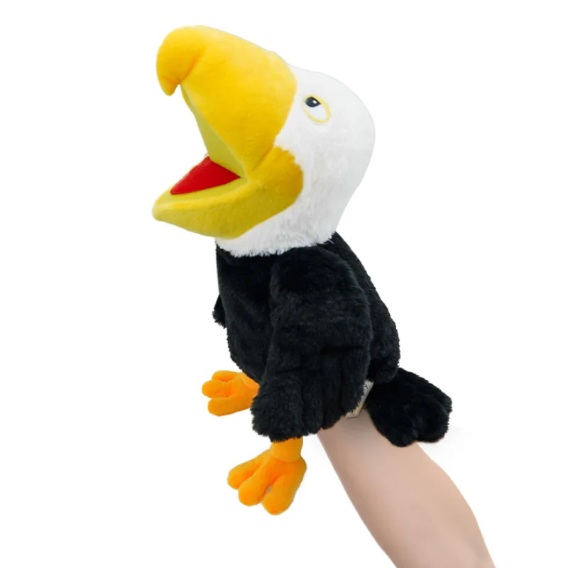 2023 новые производители развивающие попугай бигбилл птица ручная кукла плюшевые игрушки