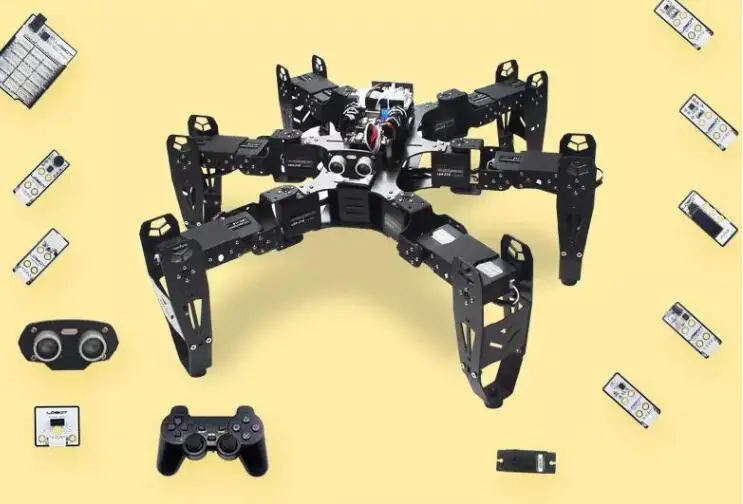 ヒューマン　6脚ロボットキット 楽天市場】ロボット工作キット 6足歩行ロボ フォロ MR-9107