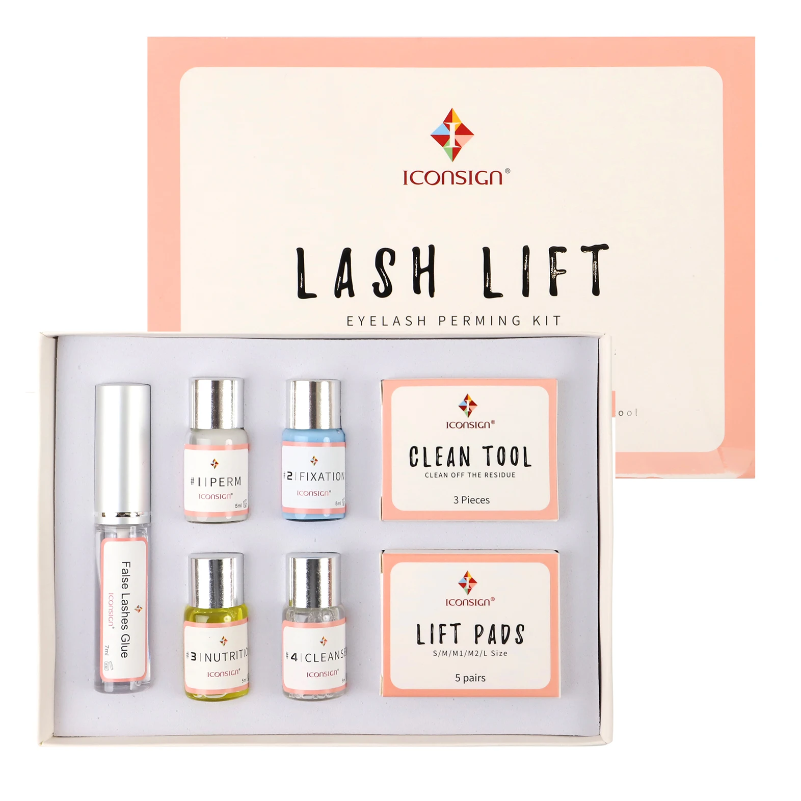 Оптовая продажа, заводская цена, индивидуальный набор для подтяжки ресниц, набор для подтяжки ресниц с вашим собственным логотипом