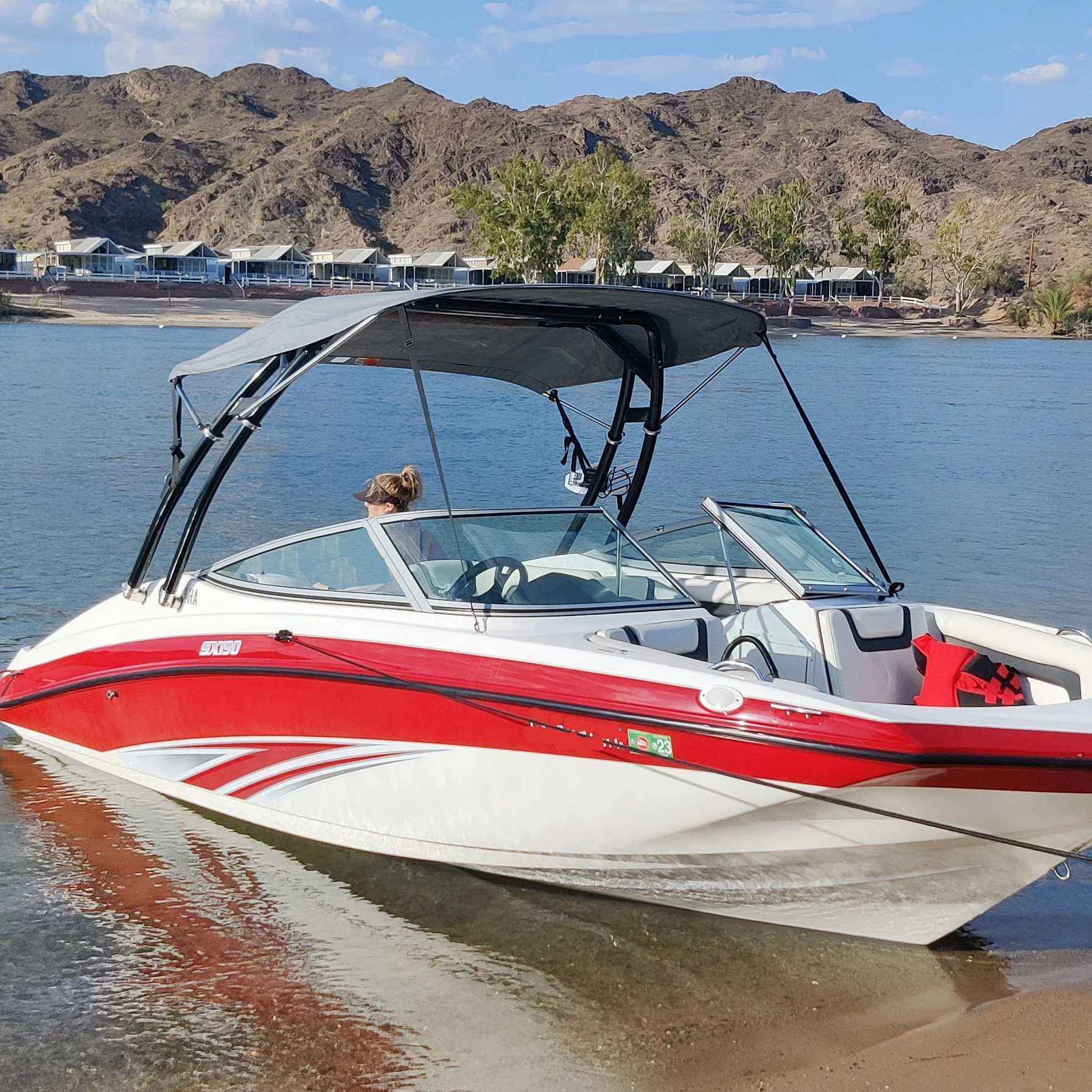Support De Tour Wakeboard Pour Bateau Indy Noir Revêtu De Poudre Support De Tour Wakeboard Pour Bateau Indy Noir Revêtu De Poudre
