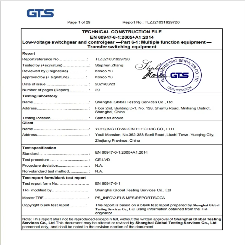 Automatic ChangeOver Manual Switch Ats Three Phase Motor Type  Automatic Transfer Switch 4 Pole 100 Amps Industrial  220v