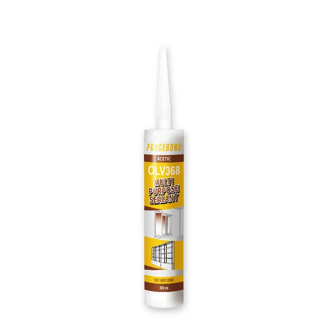 Best seller repair window crack one component acetic silicon sealant for construction glass