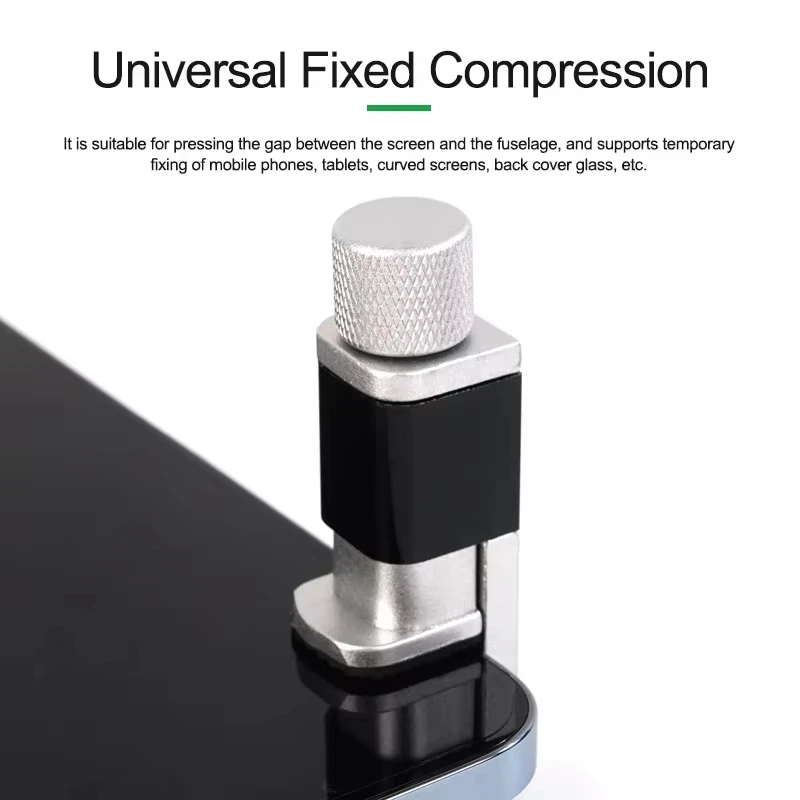 RELIFE RL--008A Adjustable LCD Screen Fixing Clip Silicone Padded Phone Screen Pressure Clamp Non-scratch Fixture