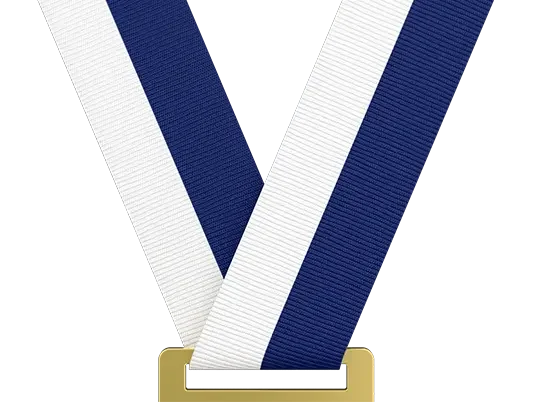 White / Navy Blue