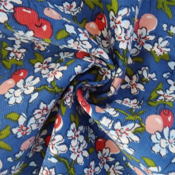 Китай высокое качество индивидуальный принт 18 полос Вельветовая ткань для брюк и