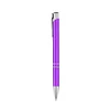 Purple stem-round bead black core 10mm