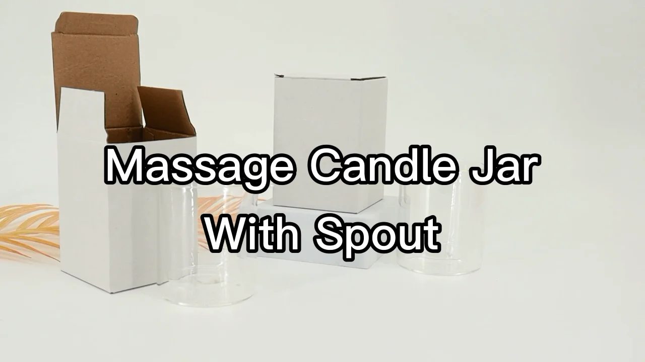 Wholesale High Quality Empty Massage Candle Vessels With Spout Box
