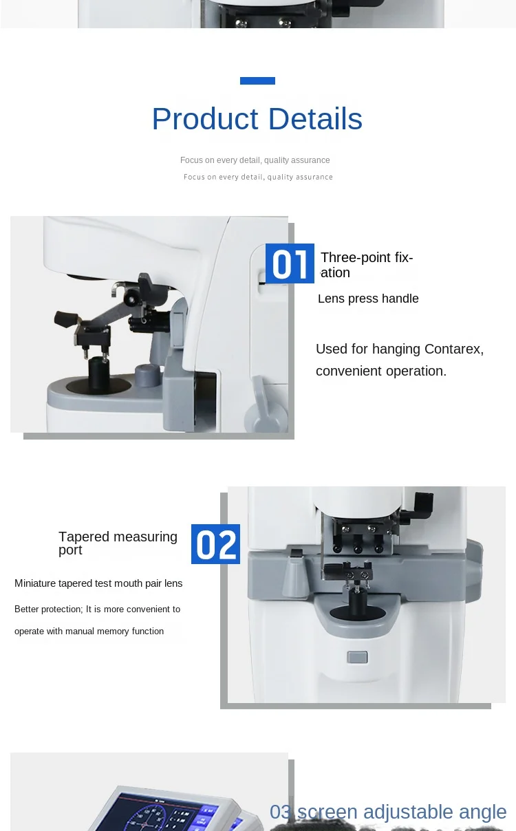 Rightway Brand Optometry Optics Instruments Lensometer Auto Digital Lensmeter for Ophthalmology Focimeter