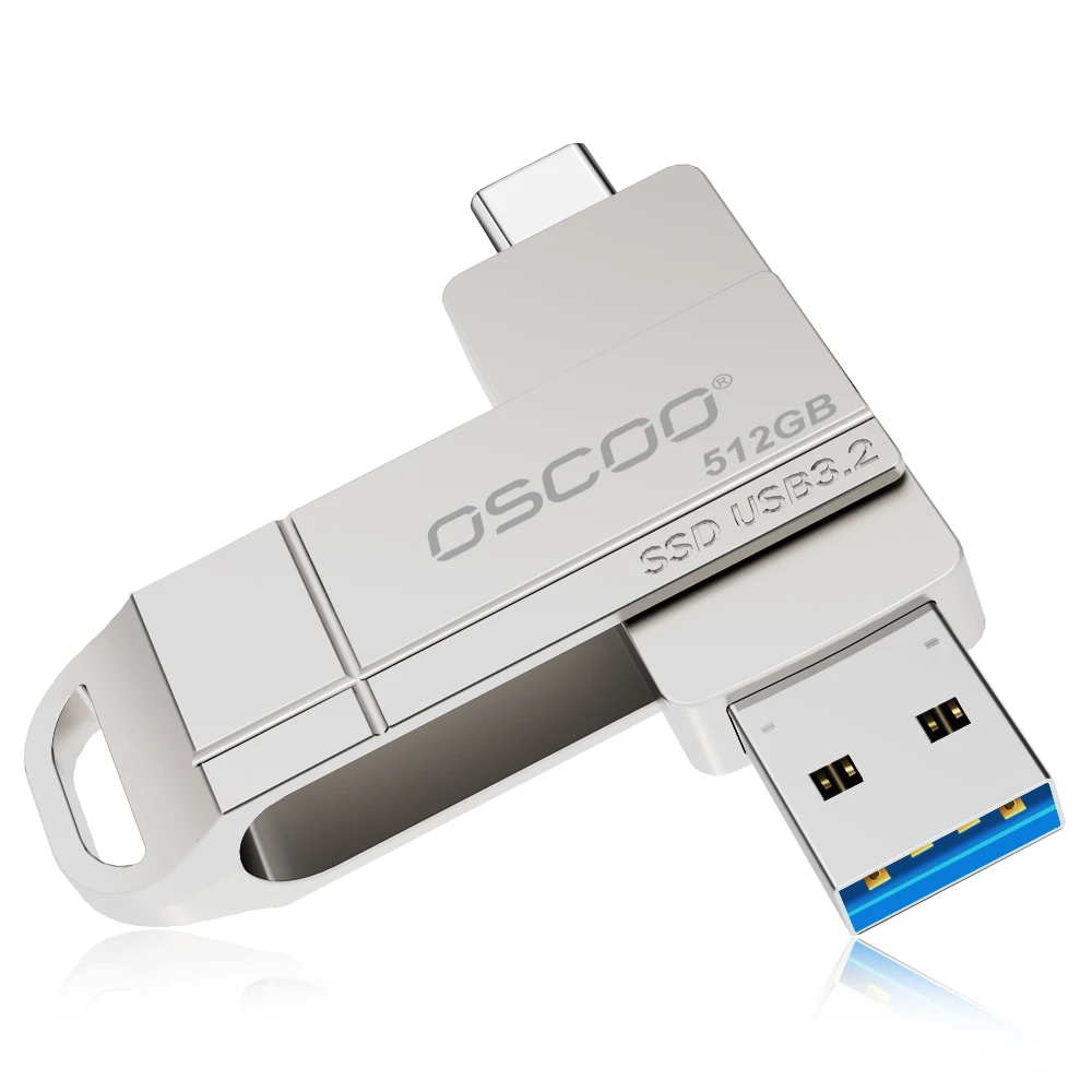 New Portable SSD 1TB USB 3.2 Type-C Drive - 128GB, 256GB, 512GB