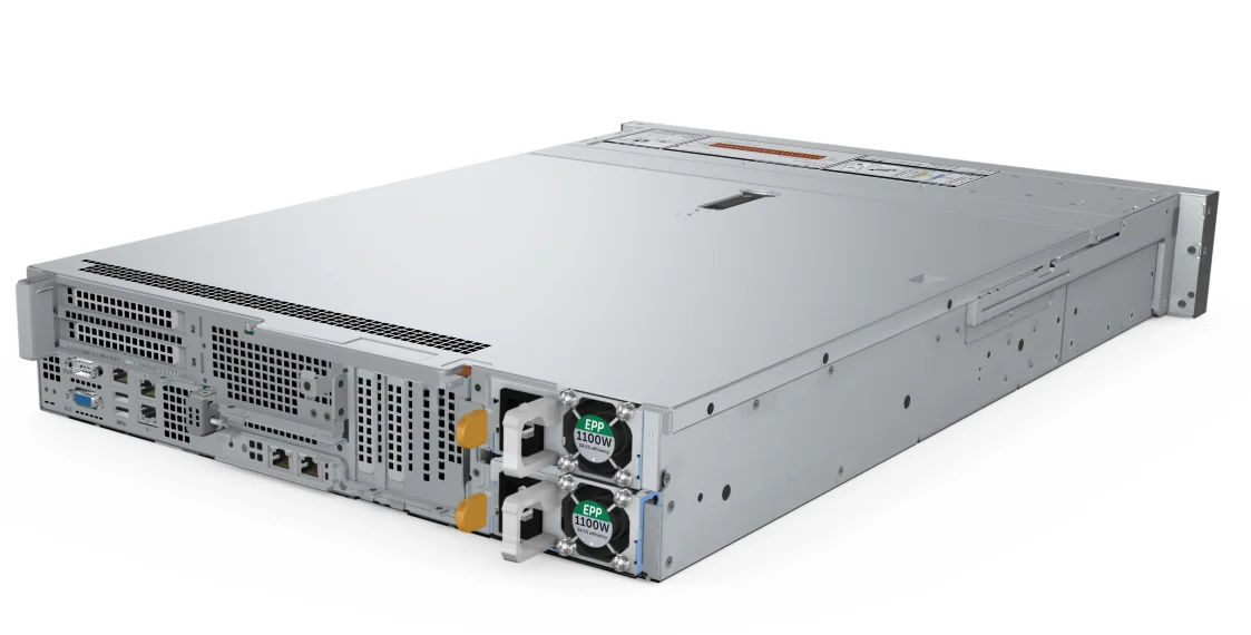 Dell PowerEdge R7625 Server - Dual AMD EPYC 9124, 128GB RAM, 18TB SATA, H755 RAID, 1400W Power Supply