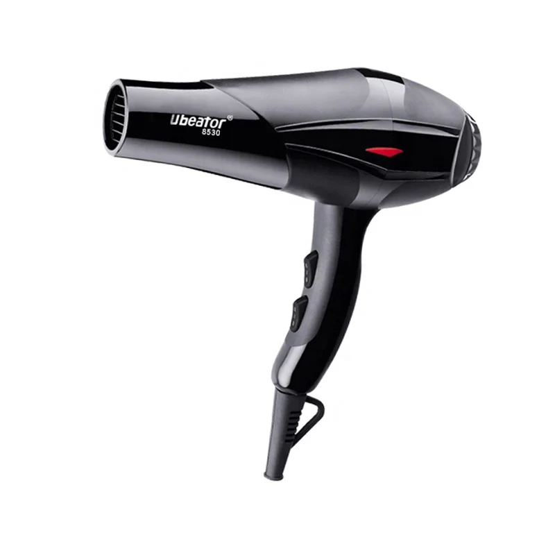 Professional 220-240V Black Hair Dryer with Strong Power Blow Dryer Fan for  Hotel Hairdressing and Barber Salon Tools