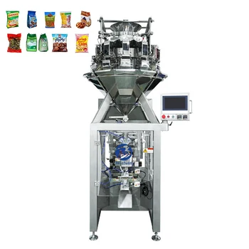 Automatic Plastic Film Stand Up Zipper Bag Packaging Coconut Bounty Chocolate Tea Flour Cocoa Coffee Powder Packing Machine