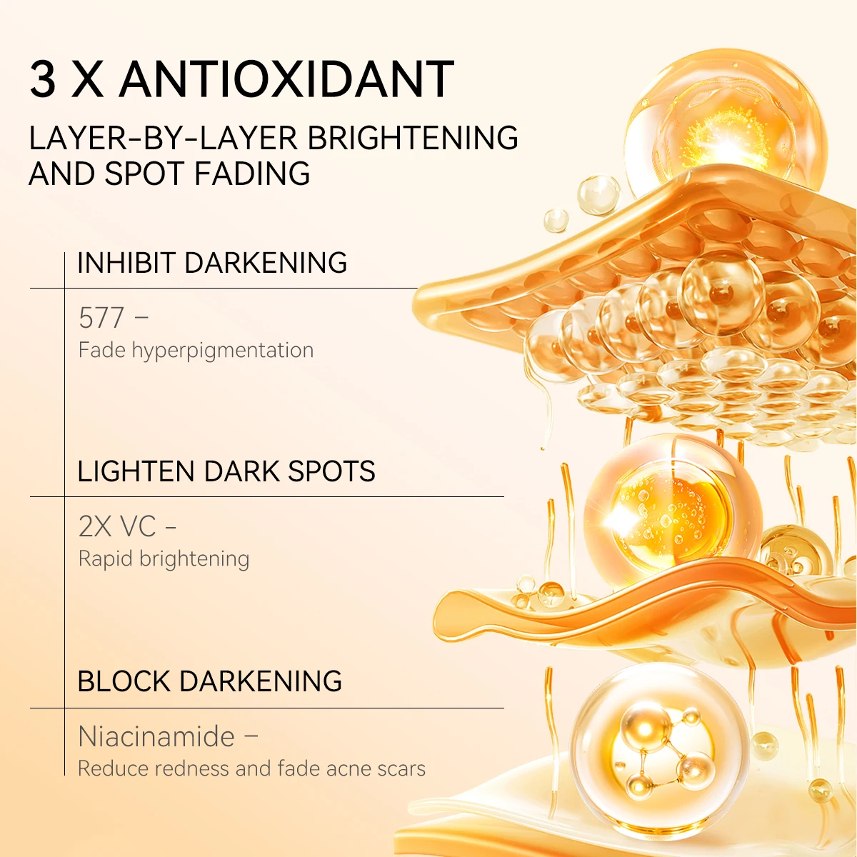 product lanbena new arrival vc brightening serum 30ml lightening face care skin serum-7