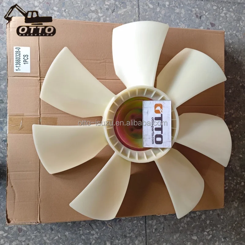 ZX200 6BG1 Engine Cooling Fan - Replacement Fan for Excavators