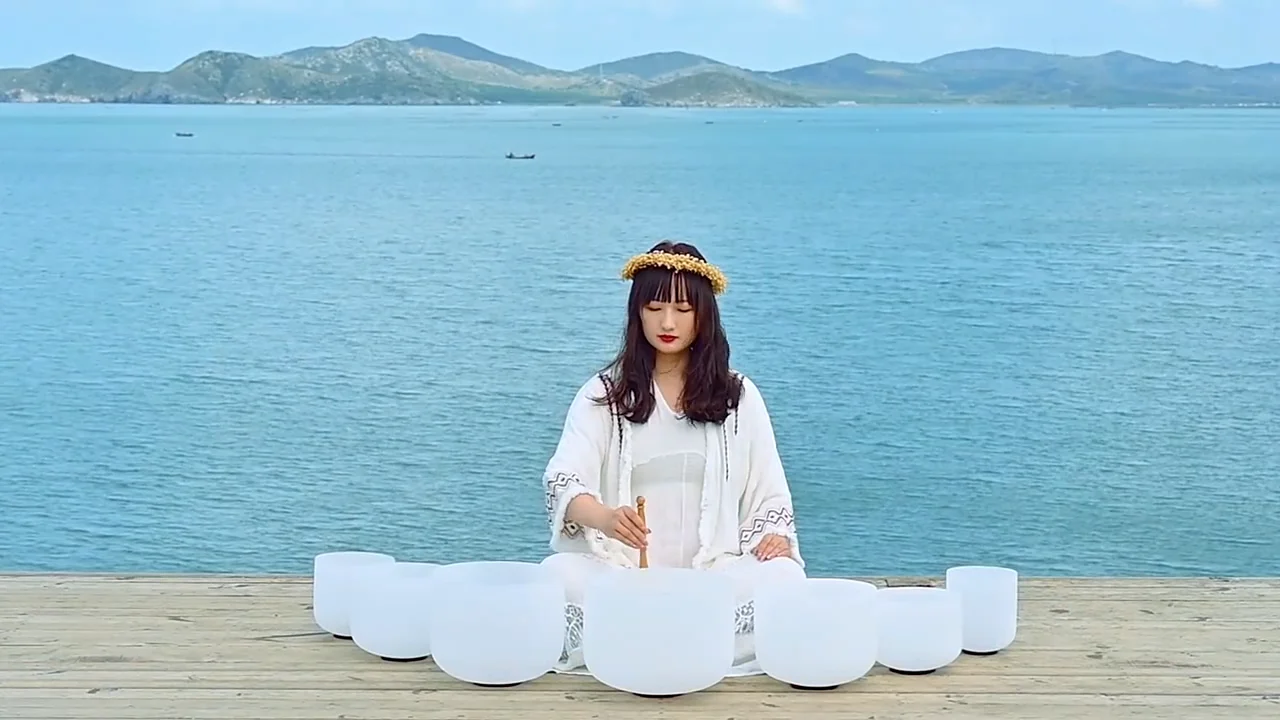 Success Amazing Sound Asmr 7 Frosted Crystal Singing Bowl Wholesale