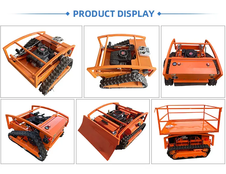 Professional Remote Control Gasoline Robot Lawn Mower 4-Stroke DIY Grade Self-Propelled Weeder for Agriculture Forestry Farms