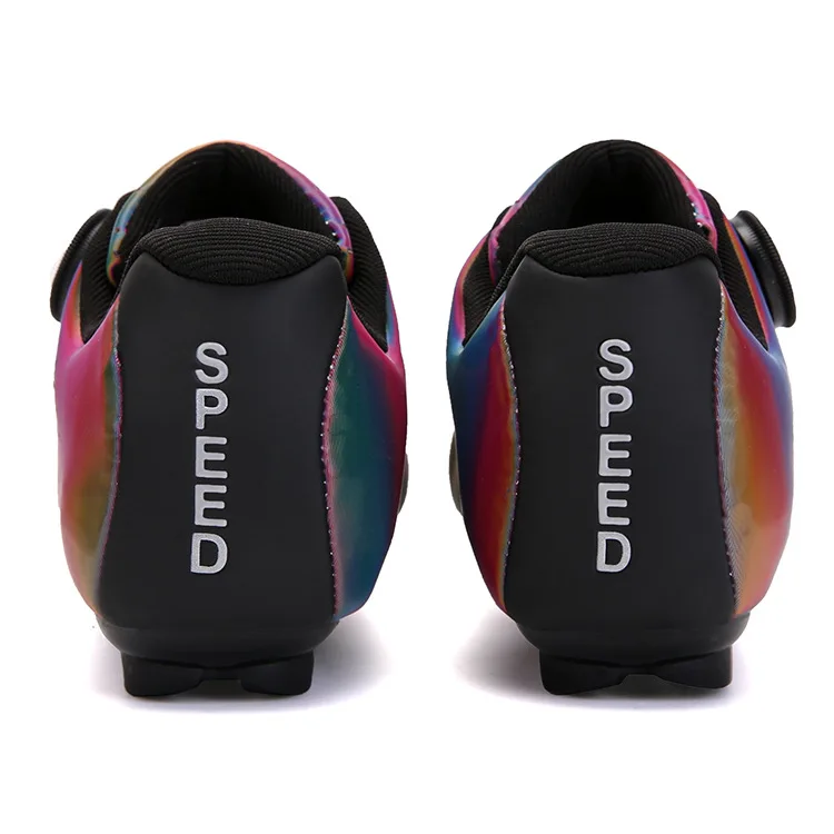 Pure Black Anti-Slip Men's Cycling Sports Shoes Hard-Soled Wear-Resistant for Autumn Winter Spring Summer Mountain Road Bike