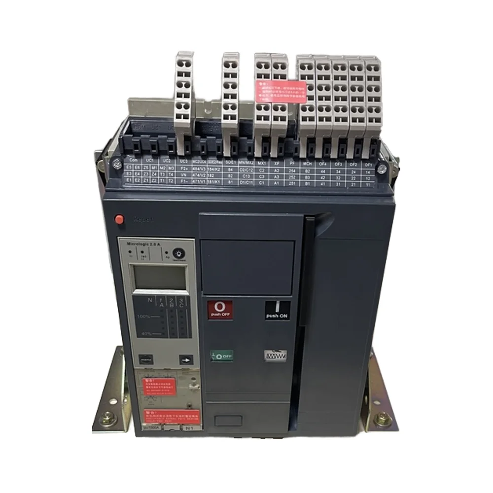 Good Price Drawer and Fixed Type  ACB High Quality Intelligent Air Circuit Breaker 3 Pole 4 Pole ISO/CE 800A to 6300A ACB