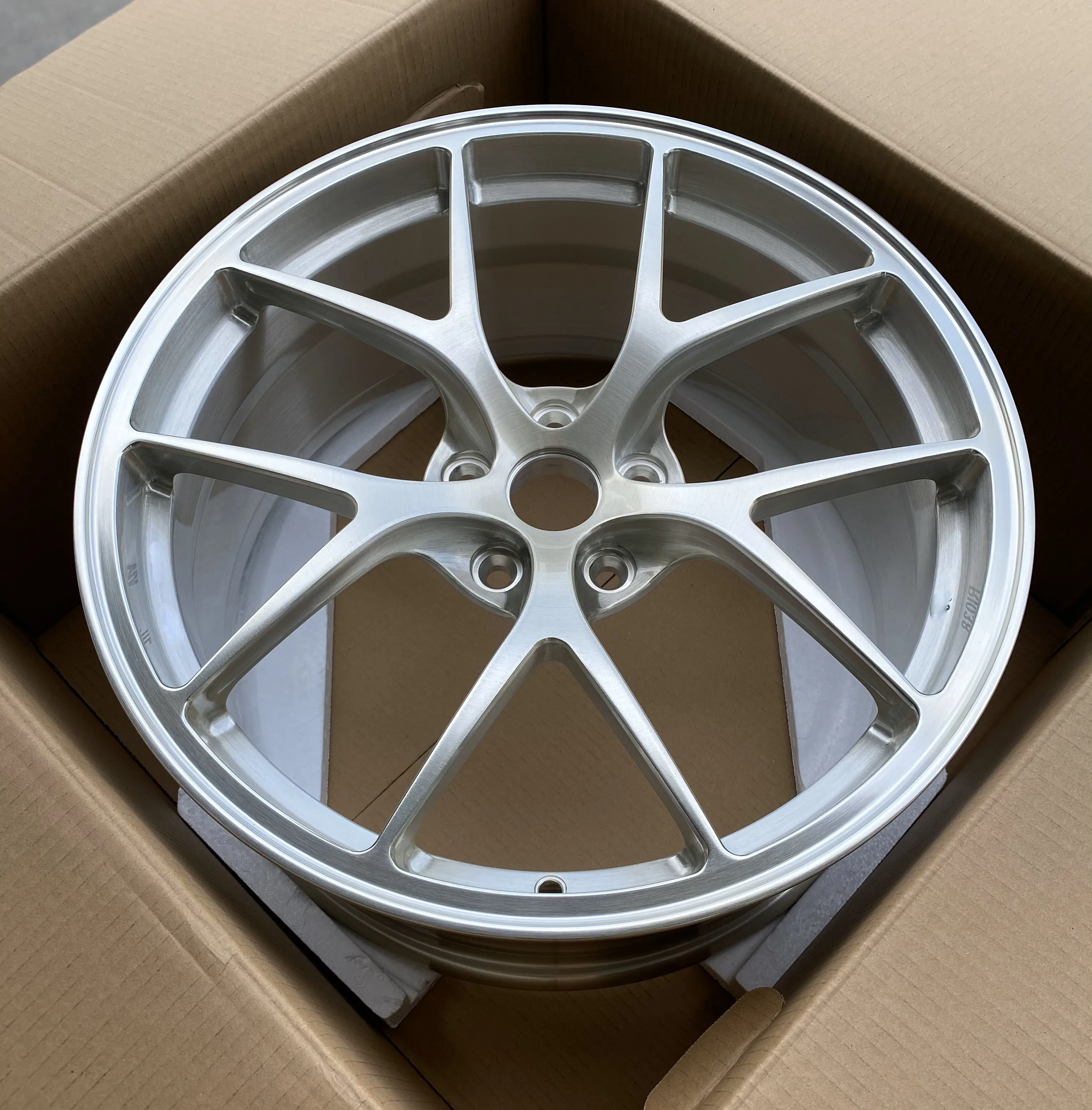 GVICHN one piece brushd gray monoblock forged wheels 16 - 26 inch aluminum alloy rims 5x112 5x114.3 5x120 monoblock wheel hub