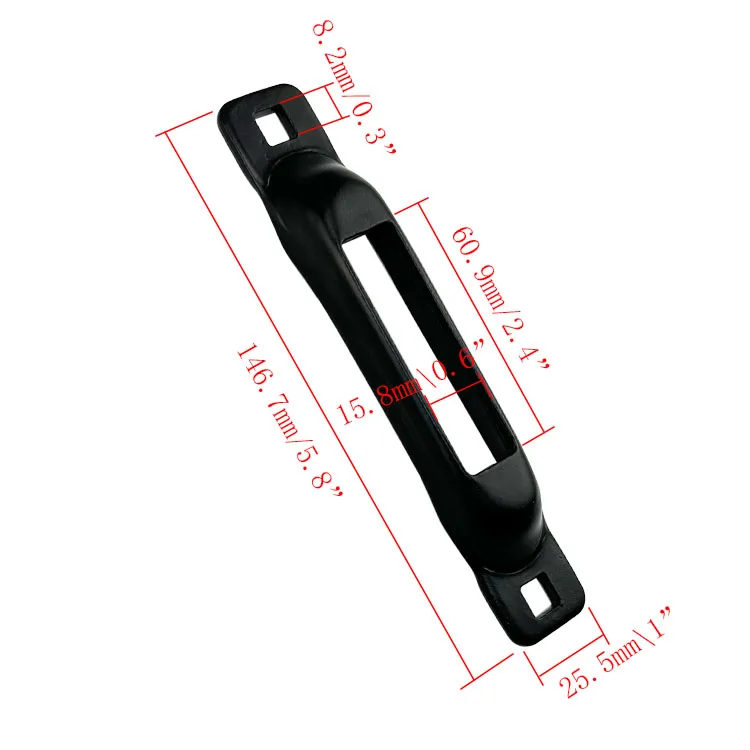 Logistic Cargo Control Restraint Loading Fitting E-Track Single strap anchors Tie-Down Slots E Track Single Slot Tie Downs details