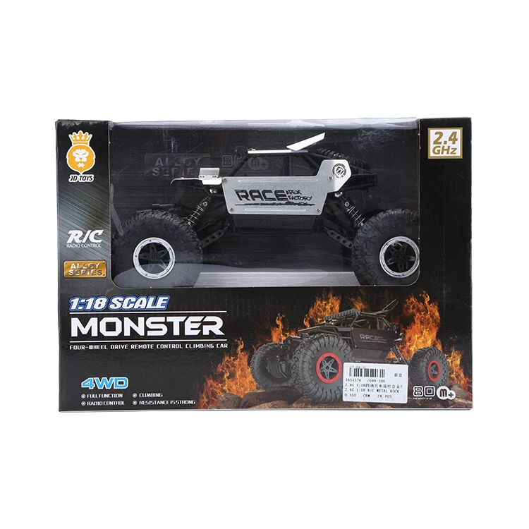 Remote Control Toy Car Climbing Off-road Vehicle With Headlight Side Drifting Stunt Monster Truck for Kids Gift