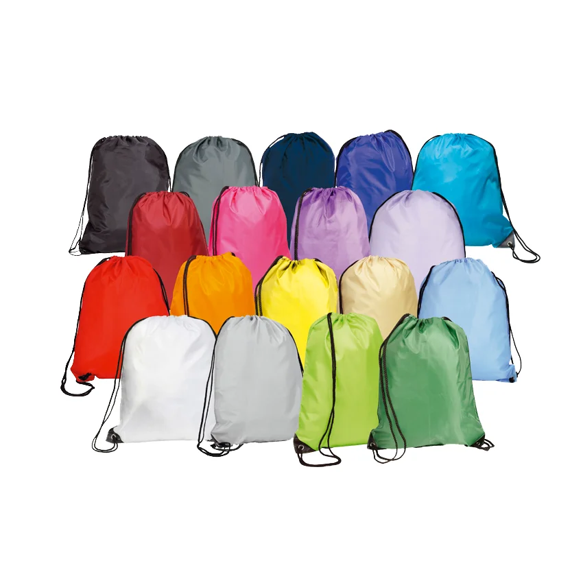 Sac De Sport à Cordon De Serrage DiULi - Étanche, Léger, Poche Zippée - Pour Salle De Sport, Piscine, Voyage - Tissu Oxford Résistant